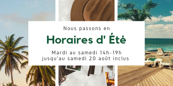 NOS HORAIRES D ETE