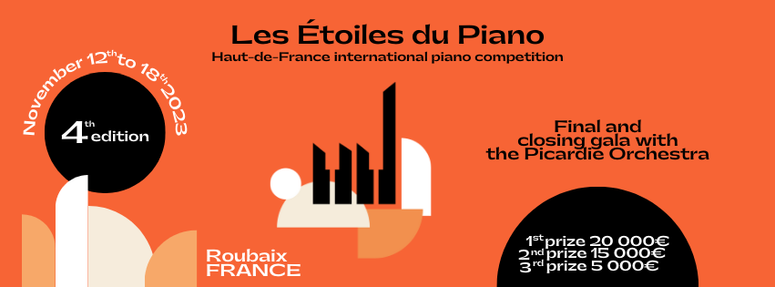 Concours « Les étoiles du piano » du 12 au 18/11/23